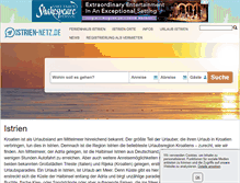 Tablet Screenshot of istrien-netz.de